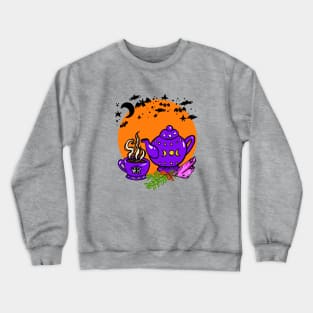 Halloween Magic Tea Pot - Witchy Brew Crewneck Sweatshirt